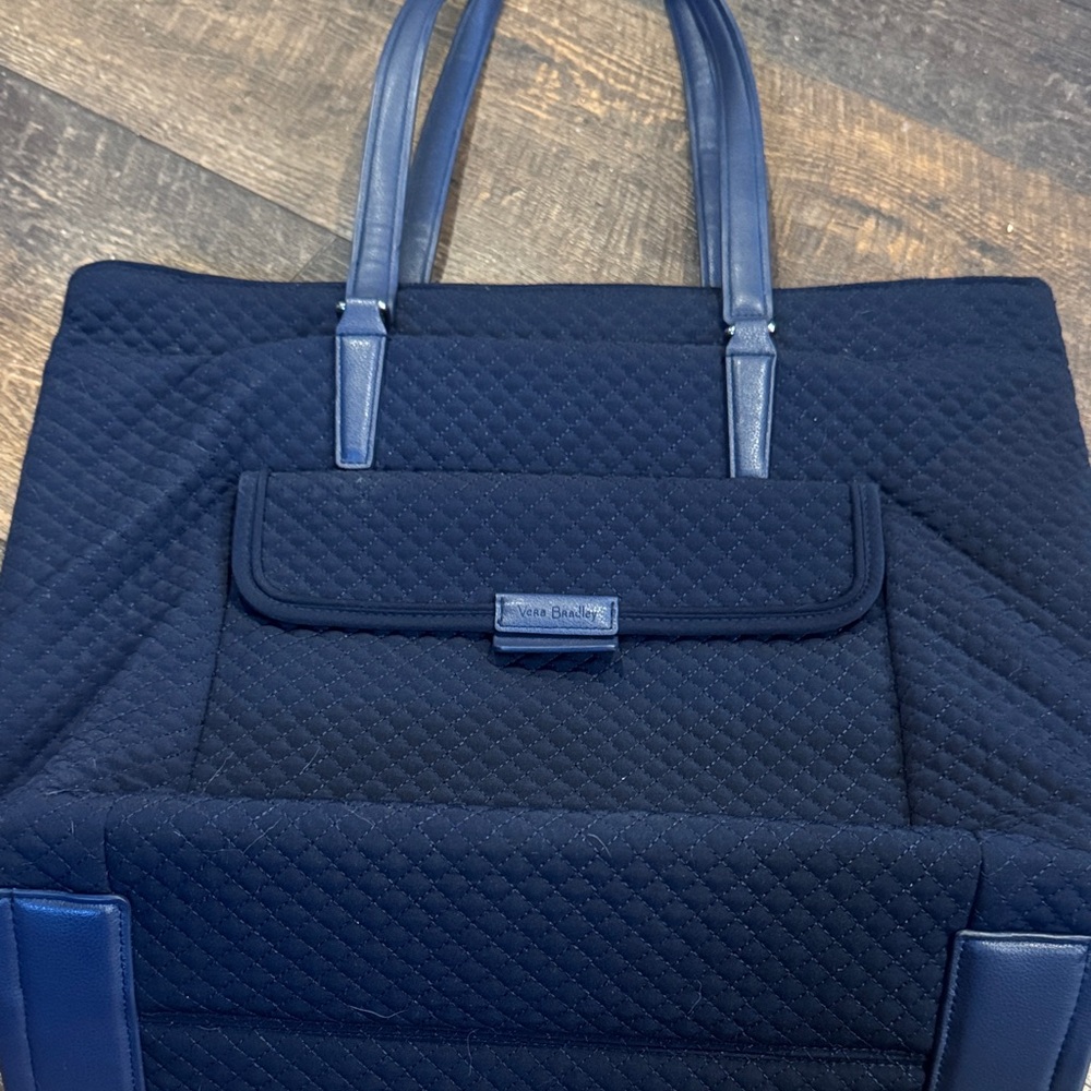 Vera Bradley Midnight Blue Quilted Tote